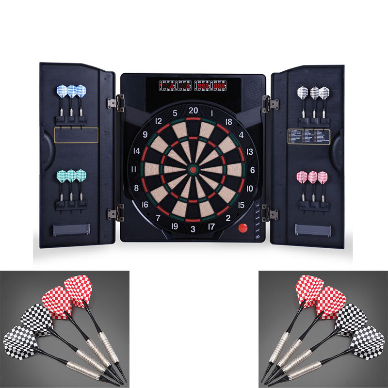 Electronic Dartboard Cabinet - 자동 득점 전자 다트 트레이, 접이식