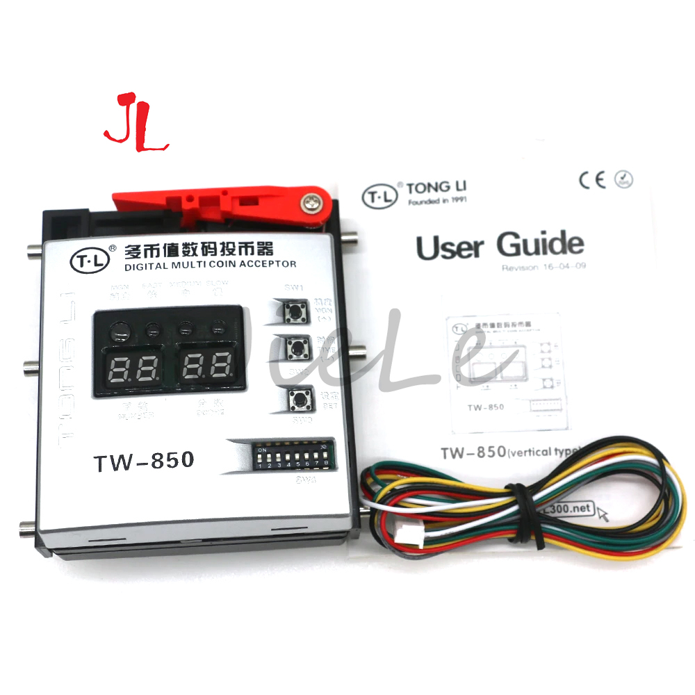 Coin Acceptor Selector - TL TW-850 멀티 코인 수락자, 5개