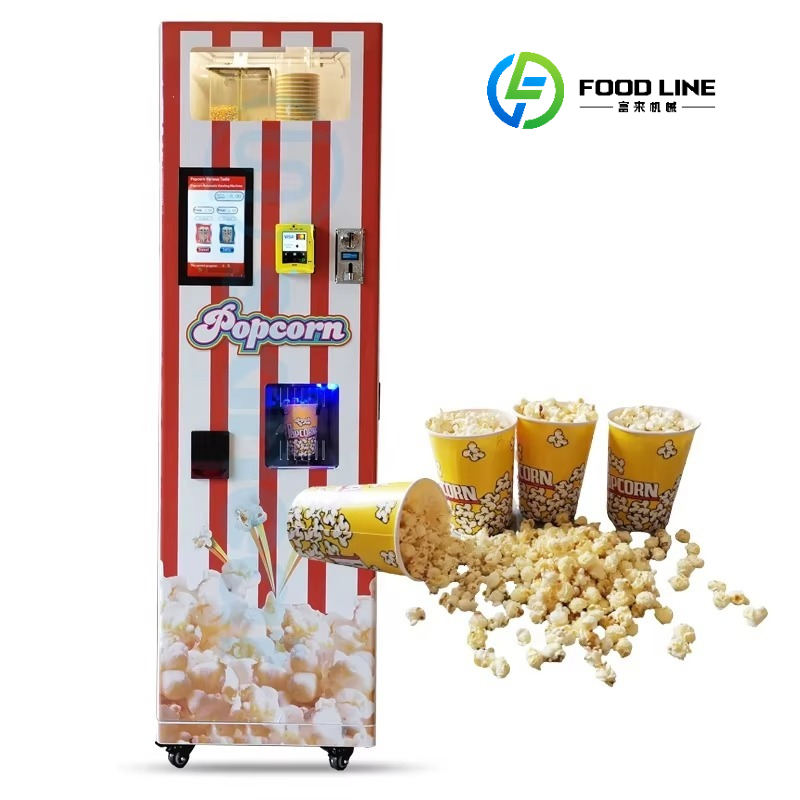 Popcorn Vending Machine - 영화관 간식 자판기/24시간 셀프 서비스 신형