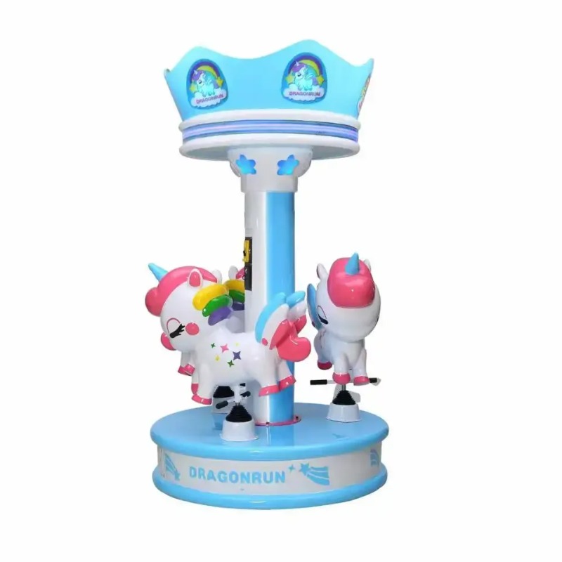Coin Operated Kiddie Ride - 저렴한 동전 작동식 3인용 회전목마 어린이용