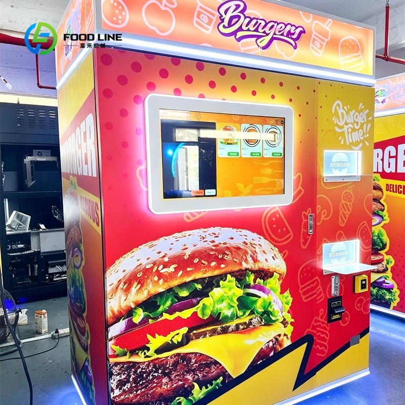 Popcorn Vending Machine - 맞춤형 자동 버거 제조 자판기 24시간