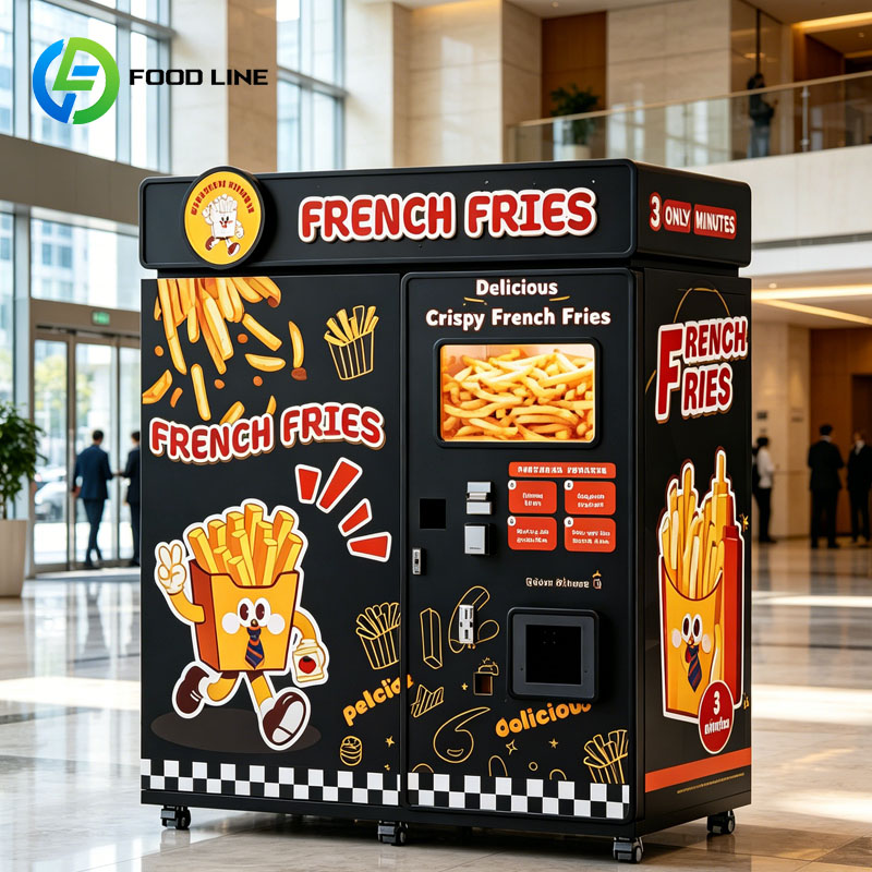 Popcorn Vending Machine - 완전 자동 감자튀김 자판기 스마트 프라이