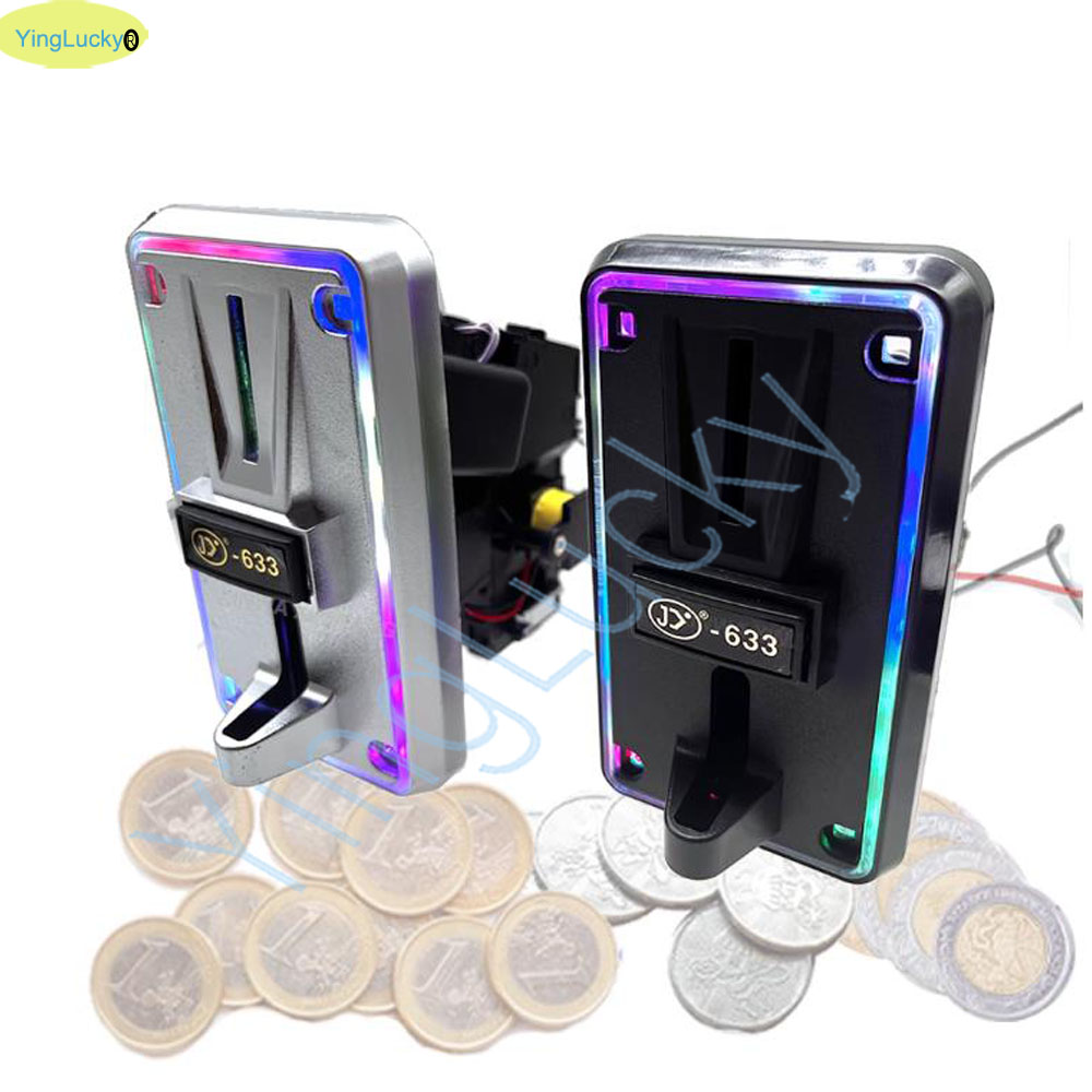다채로운 LED 멀티 코인 수납기 코인 선택기 유로 페 - Arcade Vending & Laundry 리뷰 및 가격