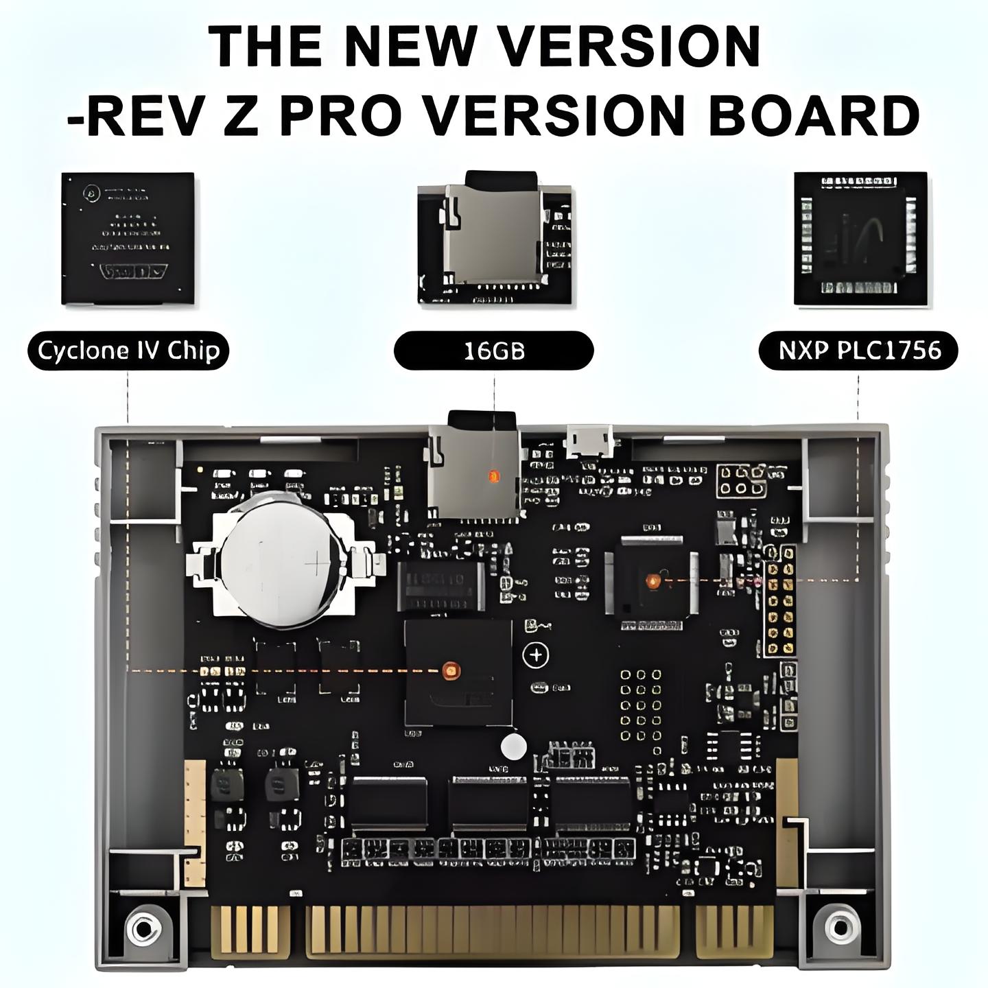 프리미엄 레트로 FXPAK Rev Z 16비트 1200 - Arcade Z 리뷰 및 가격