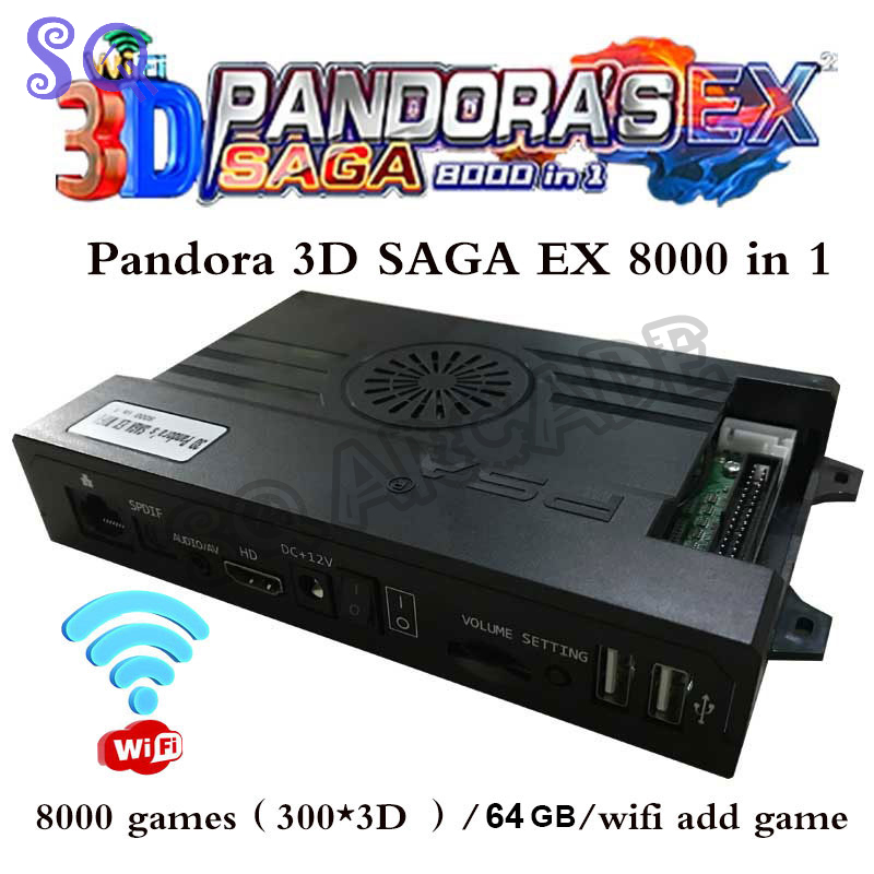 아케이드 판도라 사가 박스 EX2, 8000 인 1,  - Arcade Game Jackpot 리뷰 및 가격