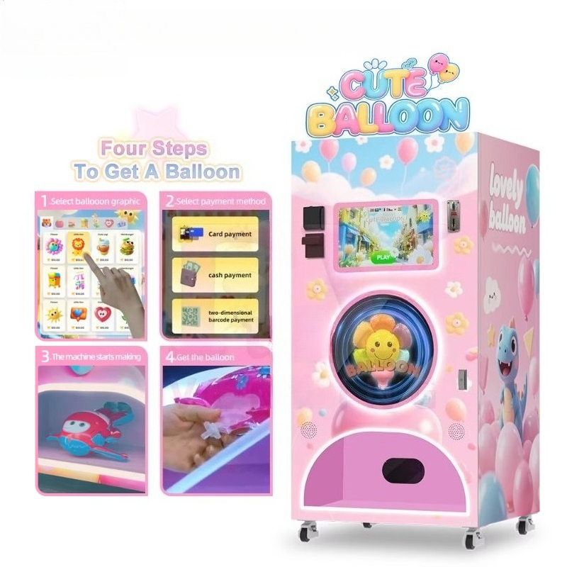 맞춤형 전문가용 완전 자동 풍선 자판기, 인기 판매,  - Vending Machine Qr Code 리뷰 및 가격