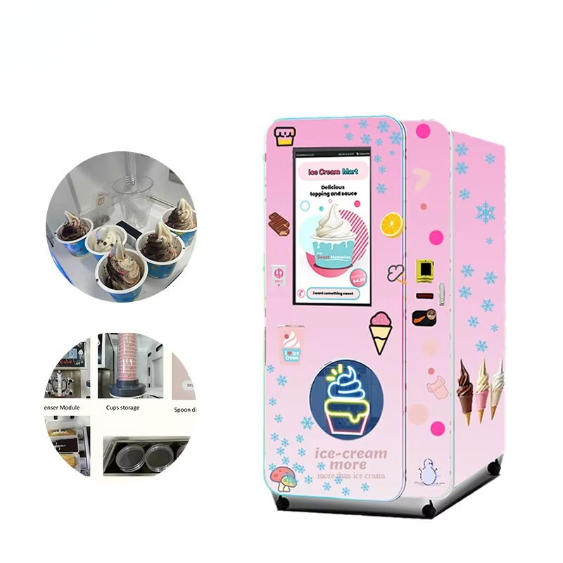 맞춤형 소프트 아이스크림 자판기 셀프 서비스 자동 빠른 - Popcorn Vending Machine 리뷰 및 가격