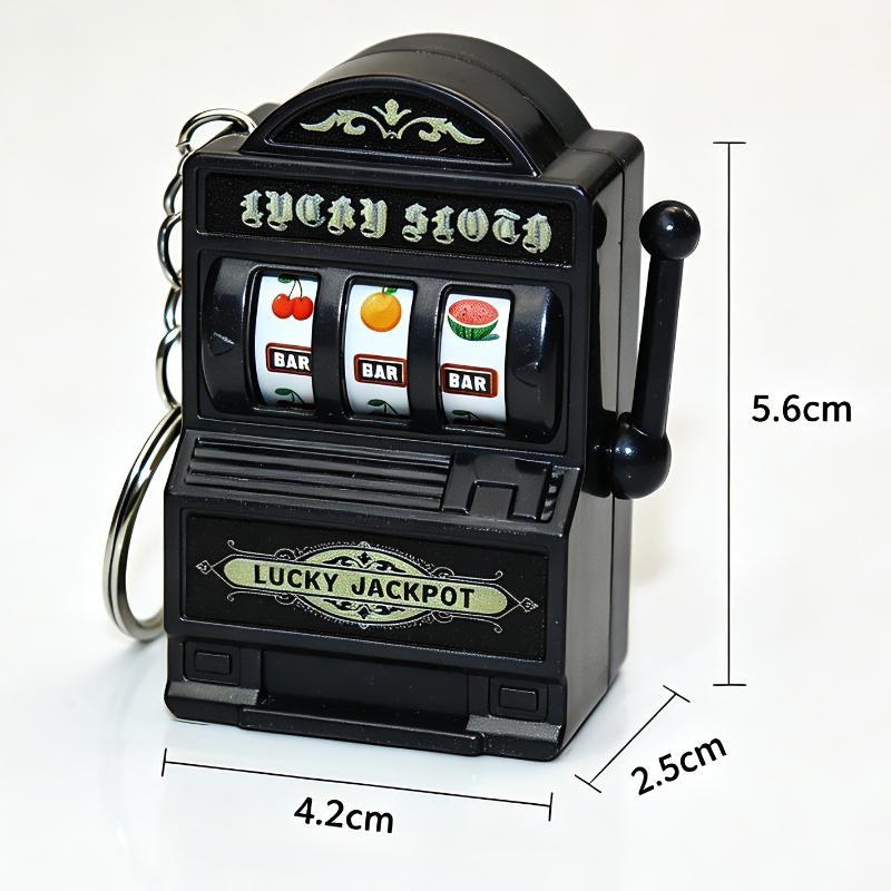 미니 갬블링 슬롯머신 열쇠고리, 창의적인 아케이드 포켓 - Arcade Game Jackpot 리뷰 및 가격