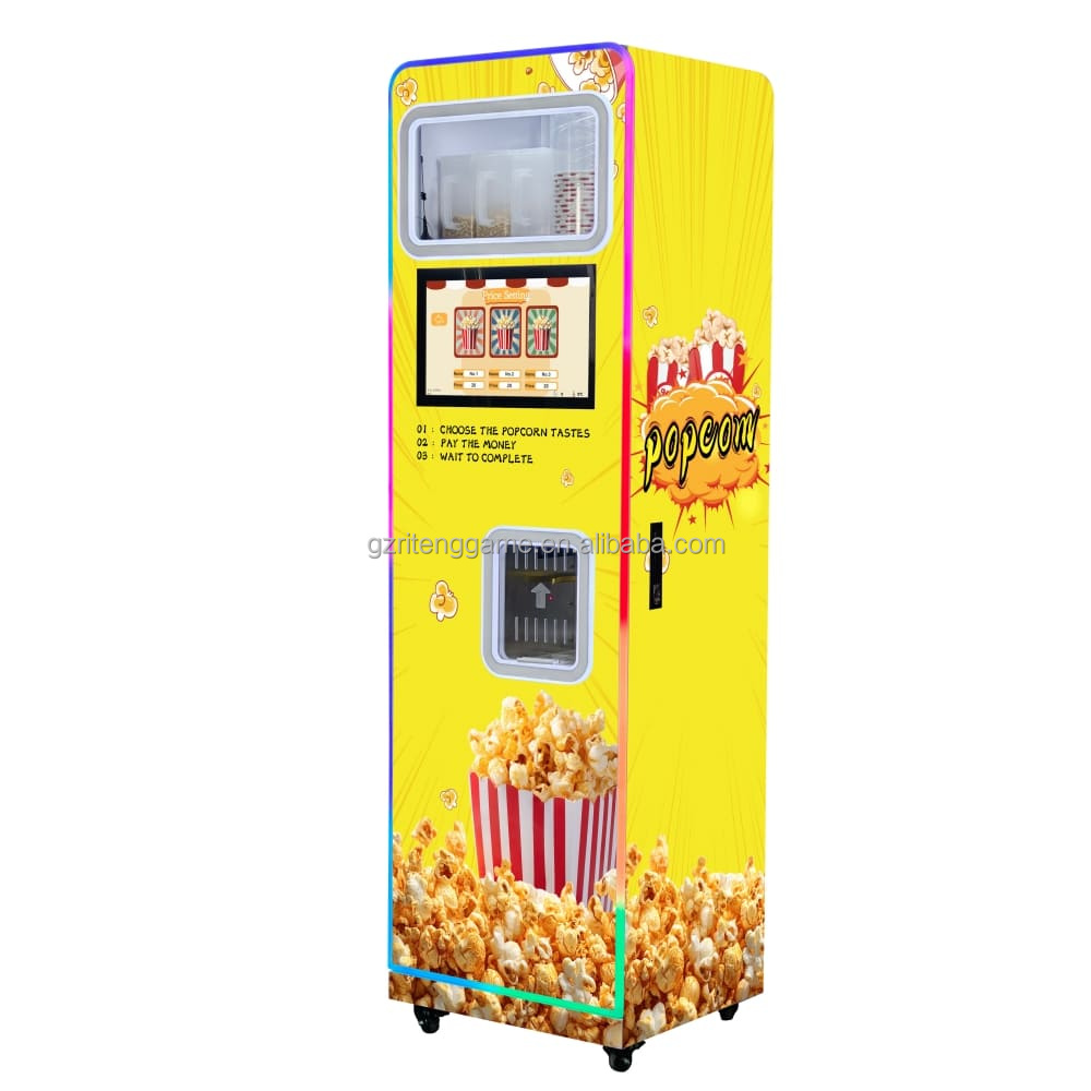 전문 맞춤형 상업용 팝콘 제조 자동판매기 15.6인치  - Popcorn Vending Machine 리뷰 및 가격