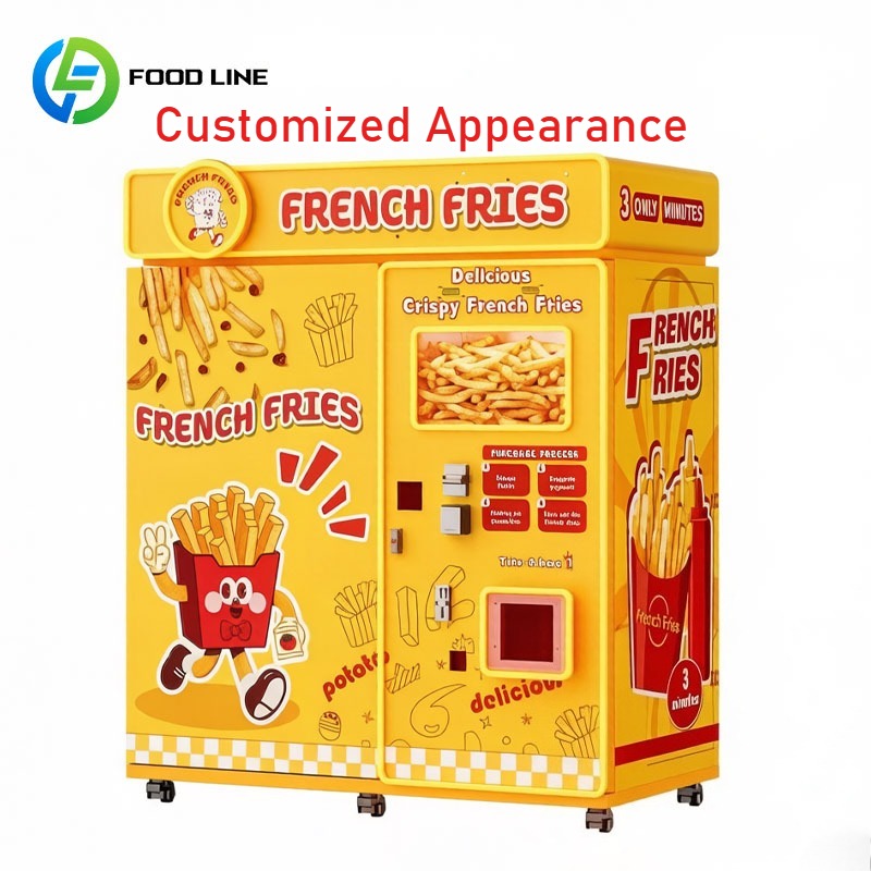 완전 자동 감자튀김 자판기 스마트 프라이 키오스크 스캔 - Popcorn Vending Machine 리뷰 및 가격